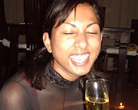 Arab wife on vacation