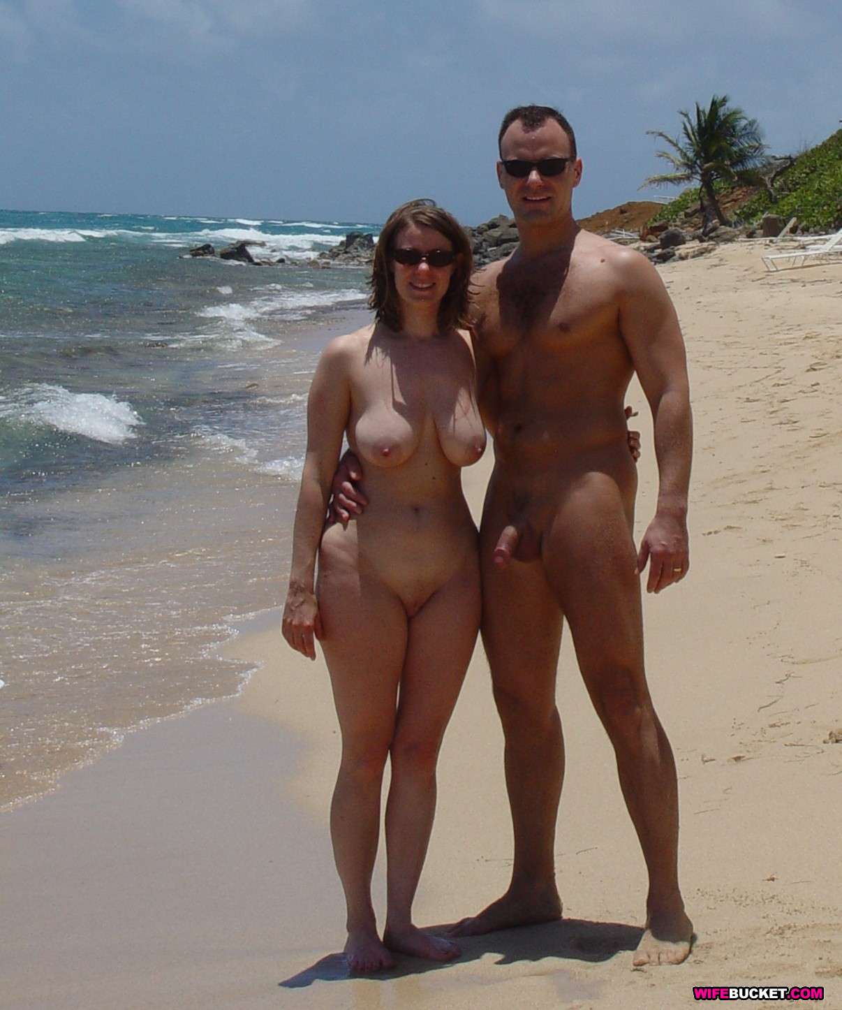 Milf Wife Nude On Beach pic image