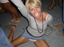 Slutty Facebook Wife has a night out 