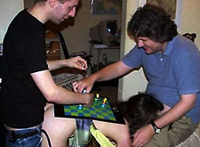 Using the Wife as a Chess board 