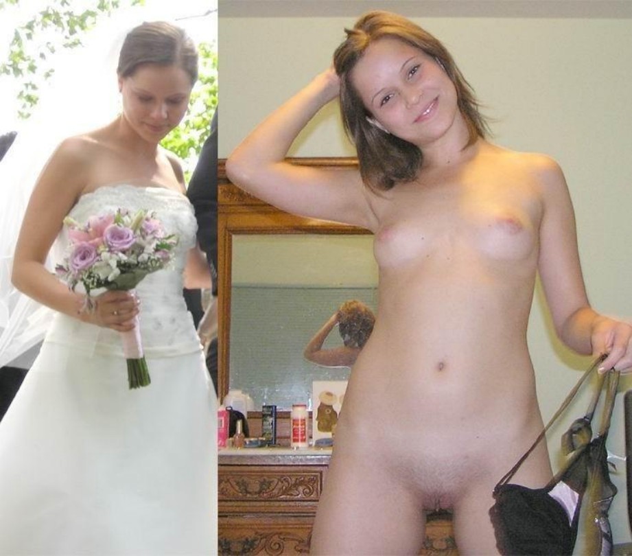 Bride Dressed Undressed Gangbang - 7 Before-After Nudes Of Newlywed Sluts â€“ WifeBucket ...
