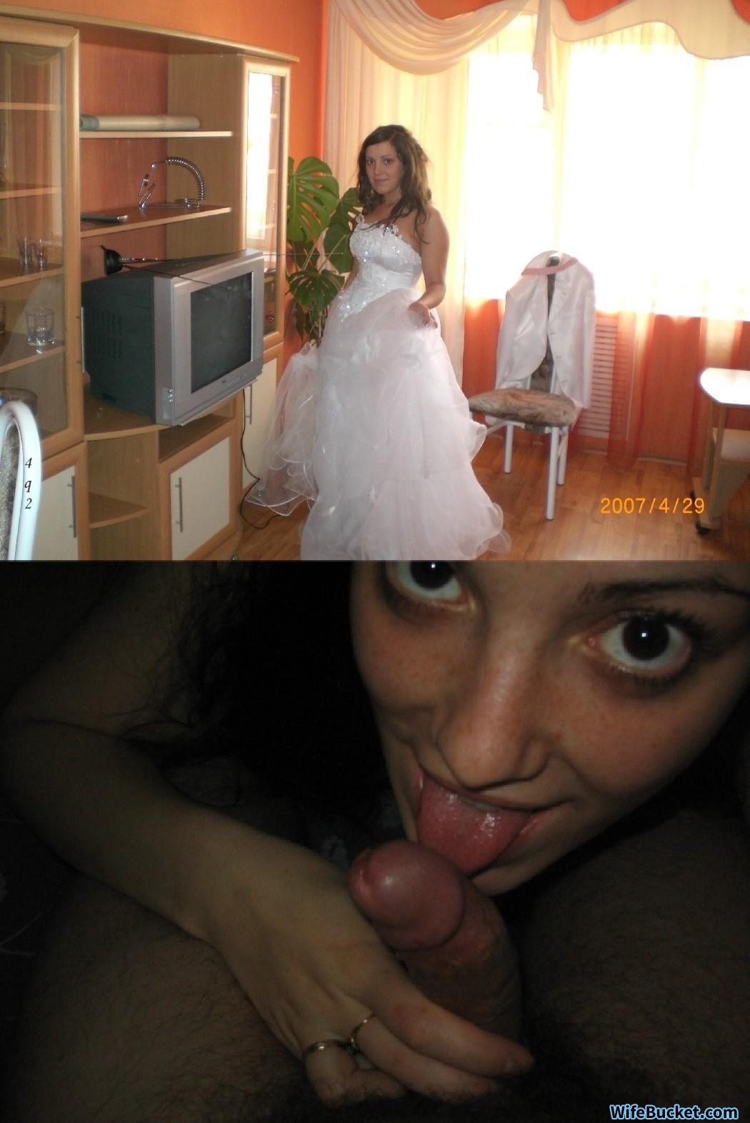 Brides Giving Blowjobs - just married â€“ WifeBucket | Offical MILF Blog