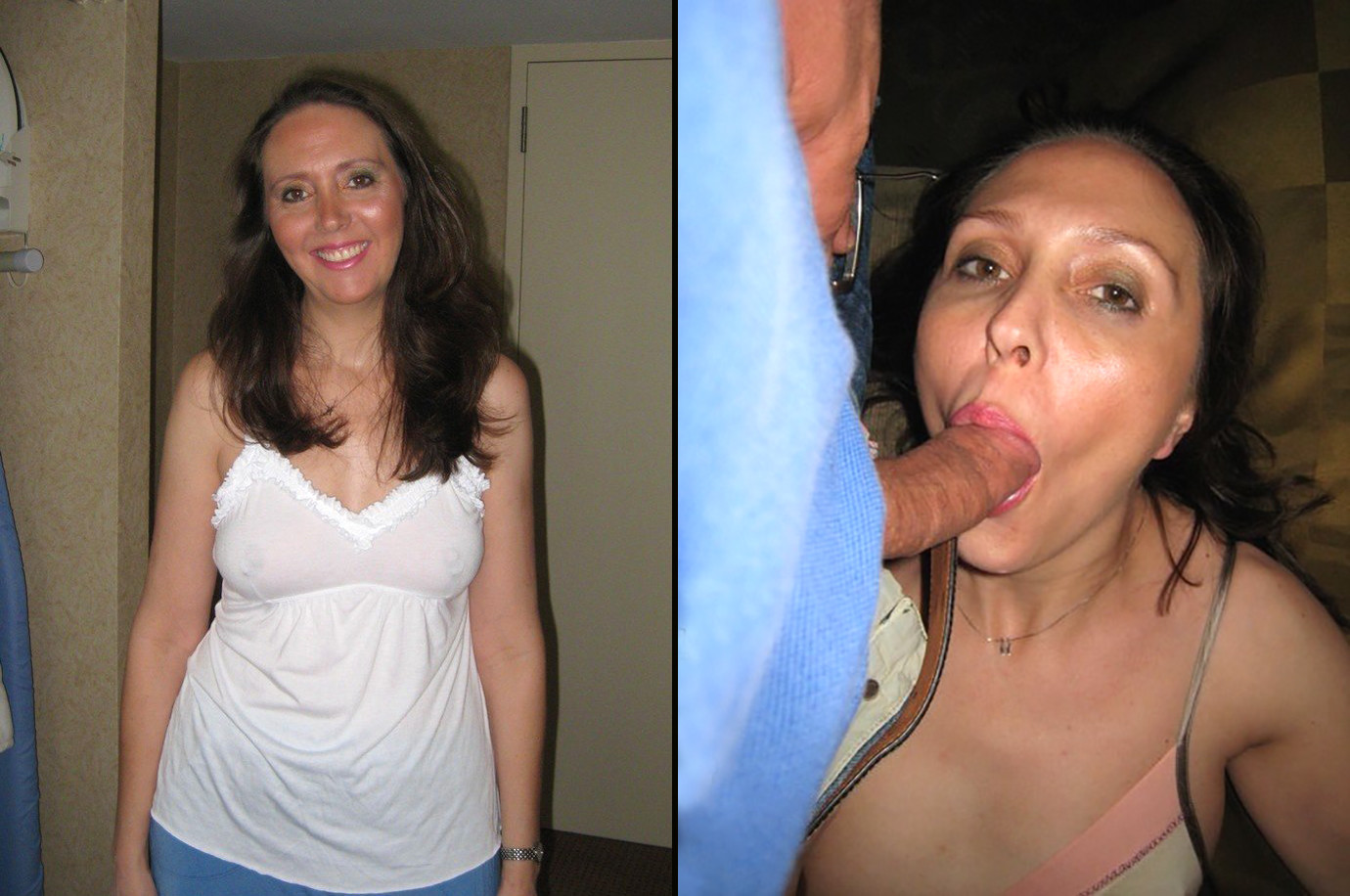 Mature Blowjob Before And After - Before And After Milf Blowjob Facial | Niche Top Mature